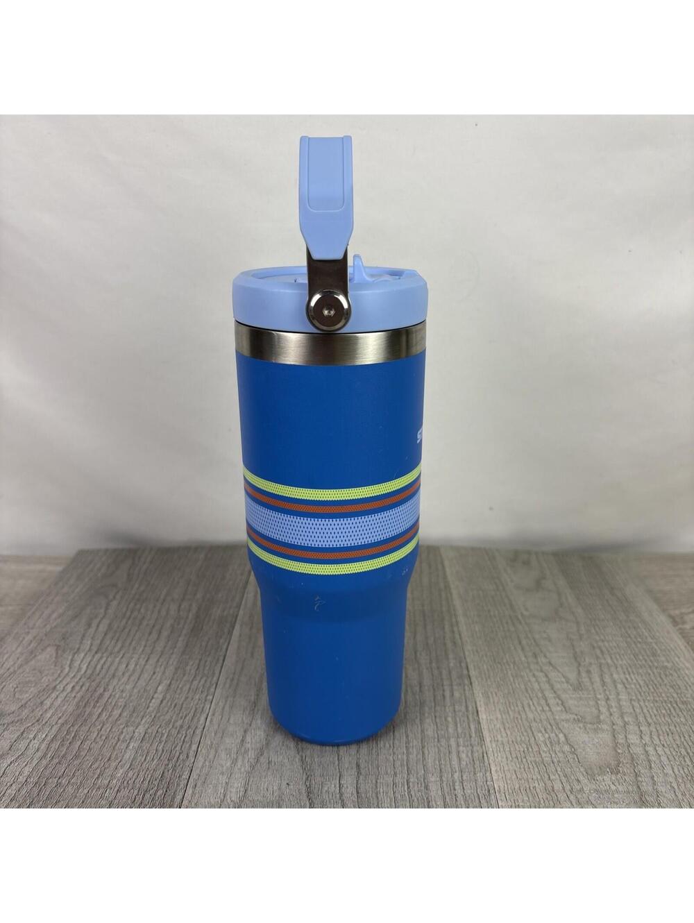 Stanley 30oz Varsity IceFlow Flip Straw Tumbler Azure Mesh Limited Edition - Picture 4 of 15